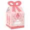 Big Dot of Happiness Tutu Cute Ballerina - Square Favor Gift Boxes - Ballet Birthday Party or Baby Shower Bow Boxes - Set of 12